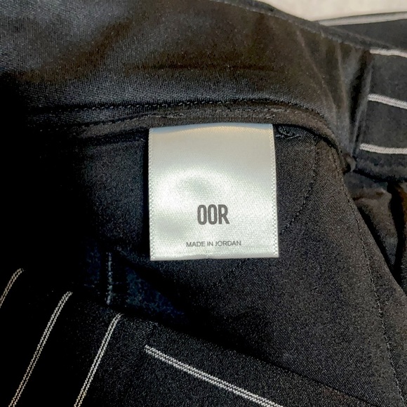 Express High Waisted Pinstripe Pant 00R - Picture 6 of 6